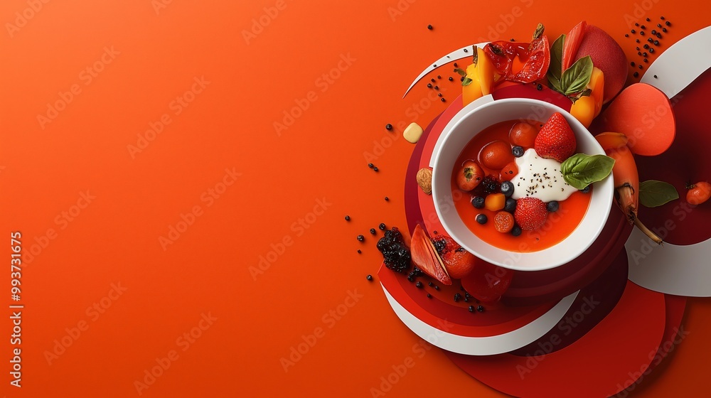 Minimalist food art Minimalist food art