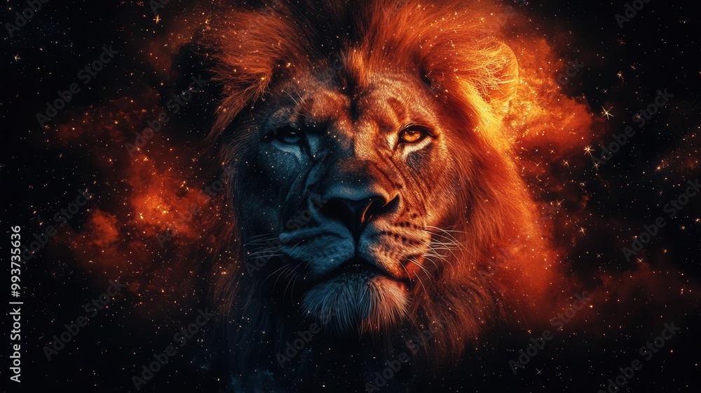 bold representation of the leo zodiac sign featuring a striking lion motif combined with astrological symbols and a vibrant color palette that captures the essence of this fire sign bold representation of the leo zodiac sign featuring a striking lion motif combined with astrological symbols and a vibrant color palette that captures the essence of this fire sign