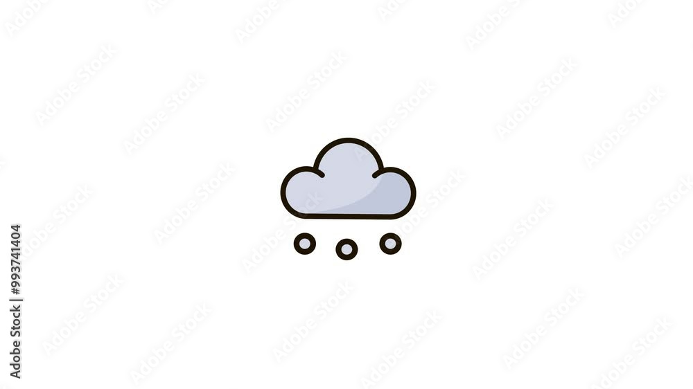 cloud animation data storage concept cloud animation data storage concept