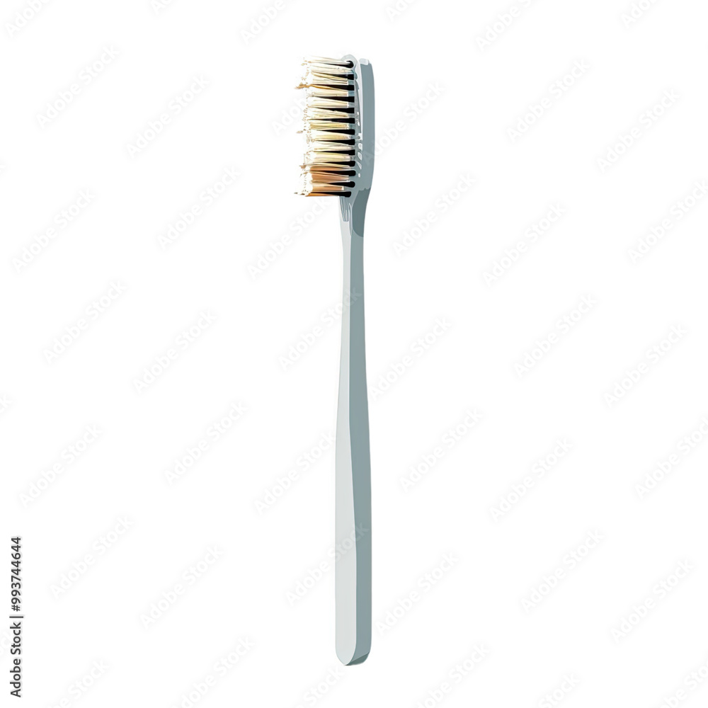 flat illustration of a single Toothbrush minimal style, white background. flat illustration of a single Toothbrush minimal style, white background.
