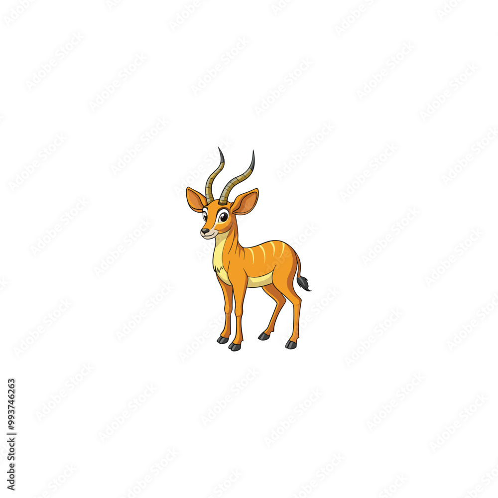 deer isolated on white deer isolated on white