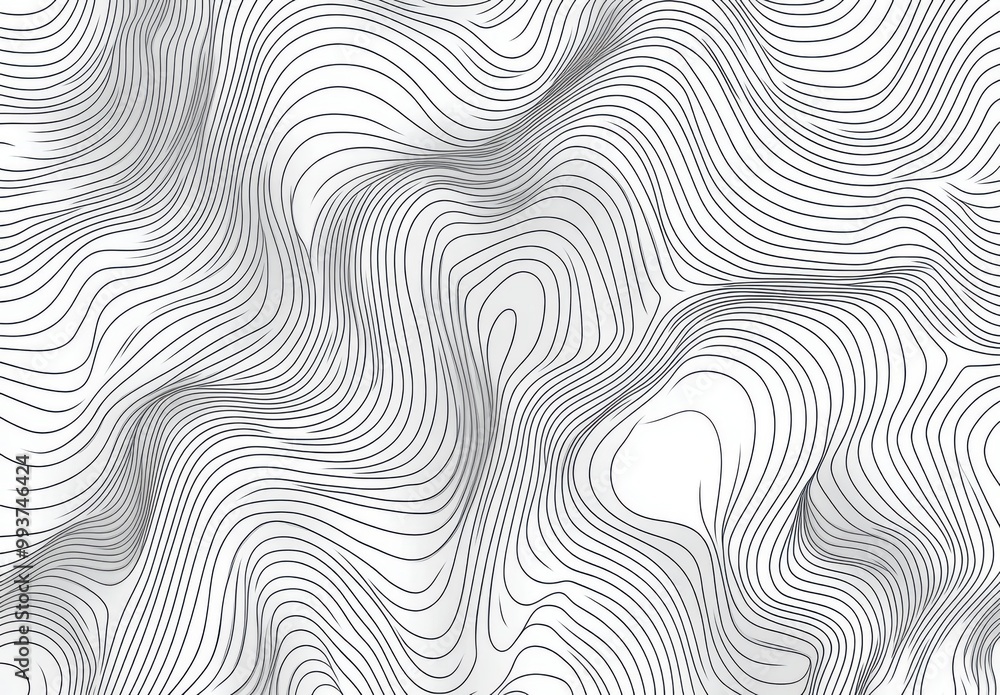 a wavy lines pattern background. Monochrome line art texture with a gray color.
a wavy lines pattern background. Monochrome line art texture with a gray color.