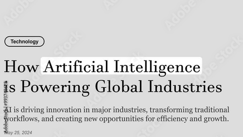 2024: Artificial Intelligence, Headlines Fast Sequence