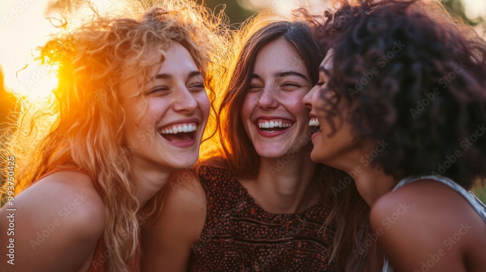 Candid moments of friends laughing together. Best friends enjoying time together outdoors Candid moments of friends laughing together. Best friends enjoying time together outdoors