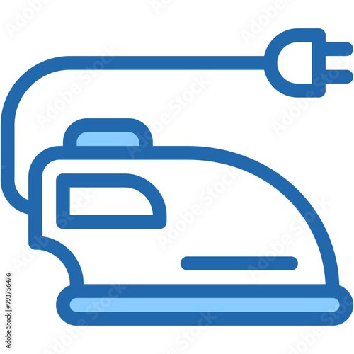 Iron, Ironing, Laundry, Appliance, Housework, Device Icon