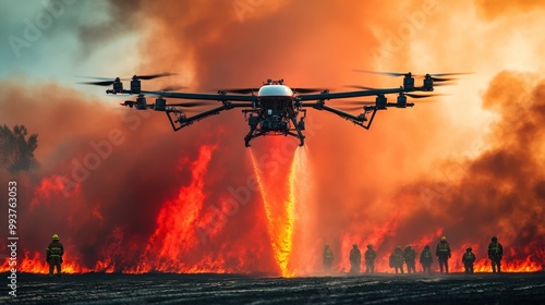 Drone Firefighting.