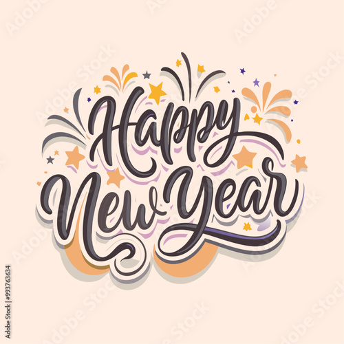 Hand drawn Happy New Year lettering (22)