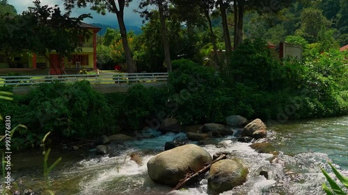 pueblito de cienega en manabao republica dominicana photo