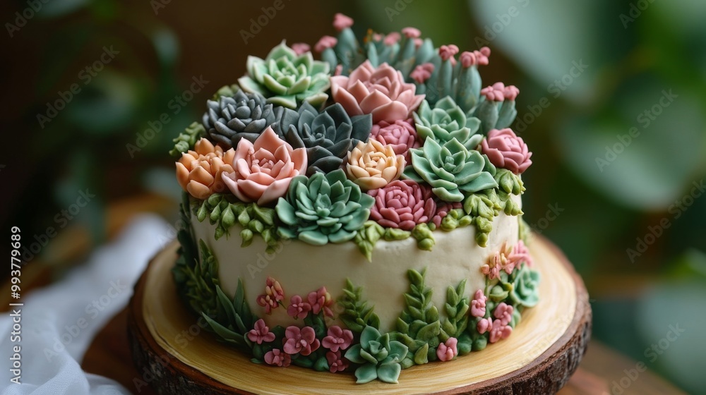 Succulent Cake. Succulent Cake.