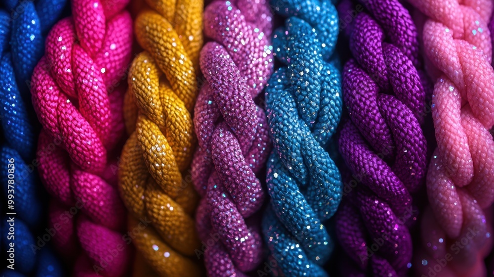 Colorful Braids Intertwined with Beads in Vibrant Urban Setting
Colorful Braids Intertwined with Beads in Vibrant Urban Setting