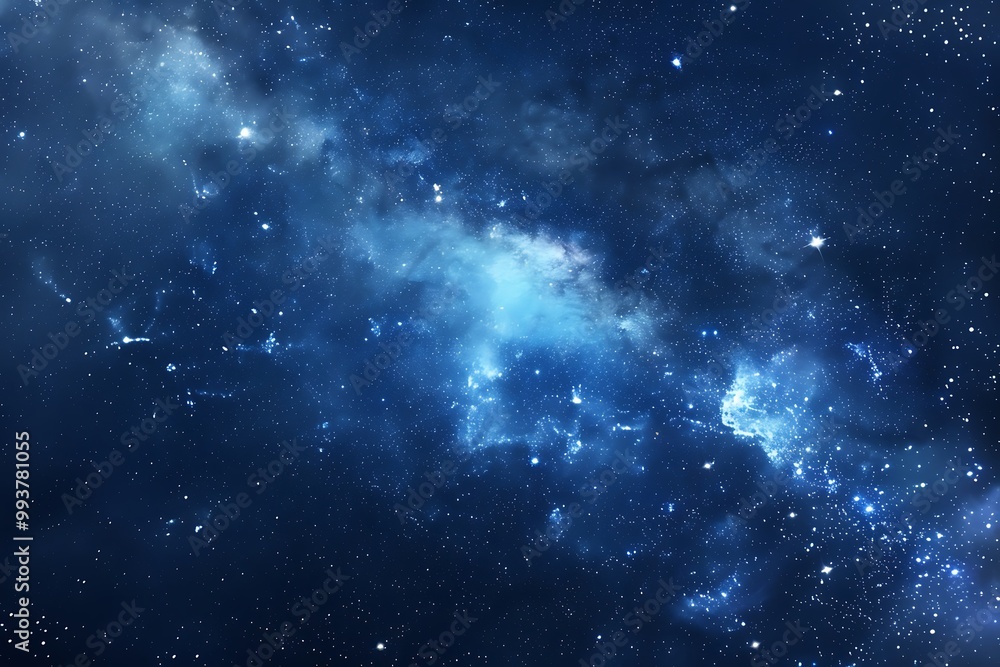 Nebula and stars in deep space Nebula and stars in deep space