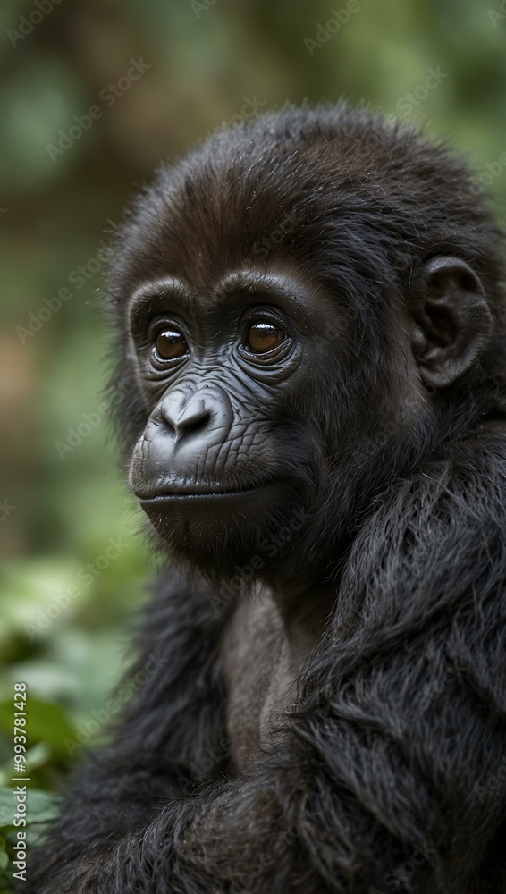 Baby gorilla. Baby gorilla.