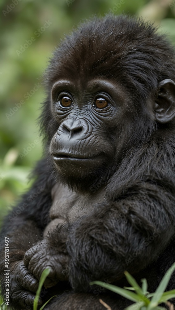 Baby gorilla. Baby gorilla.