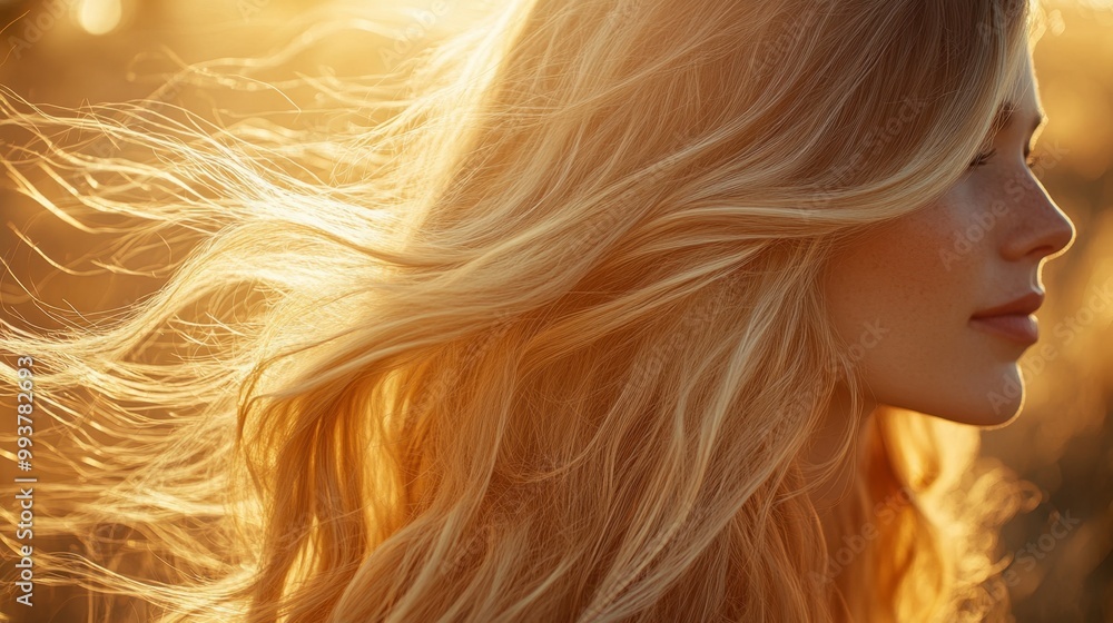 Woman’s Hand Running Through Wavy Blonde Hair in Sunlit Field
Woman’s Hand Running Through Wavy Blonde Hair in Sunlit Field