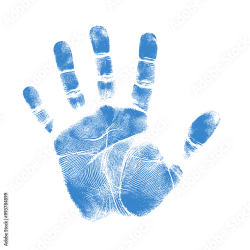 human handprint vector , The handprint should look realistic vector