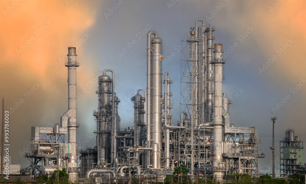 Industrial chimneys or smokestacks, likely part of a power plant or industrial facility is industrial atmosphere with a focus on the infrastructure.
Industrial chimneys or smokestacks, likely part of a power plant or industrial facility is industrial atmosphere with a focus on the infrastructure.