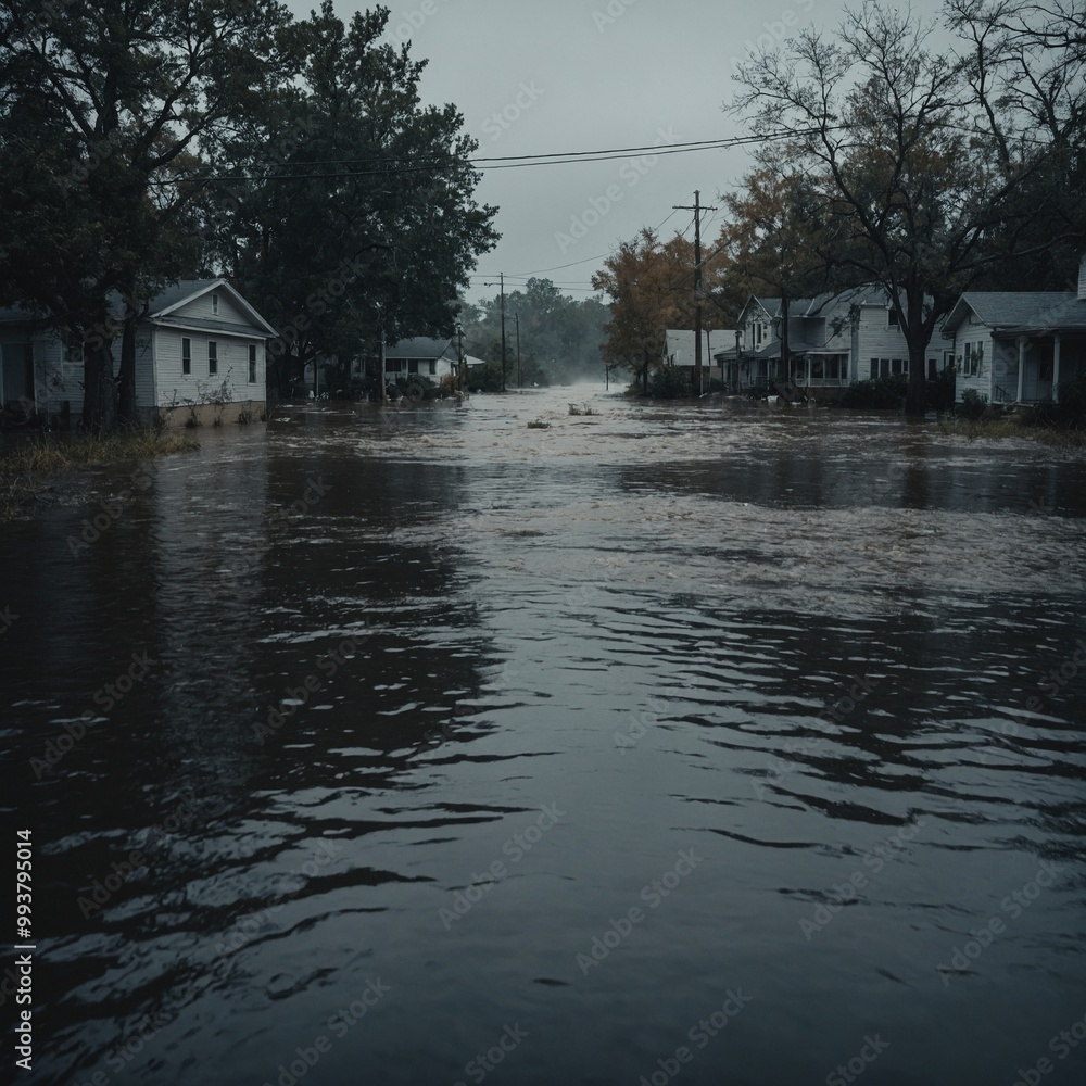 Heavy rains cause major flooding in city with roads turned into rivers and homes affected Heavy rains cause major flooding in city with roads turned into rivers and homes affected