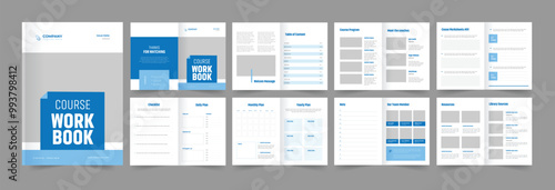Course Workbook Template Online Workbook Design