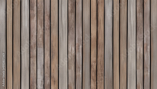 Flutet wood background banner panorama long wooden wall background, ai generated background