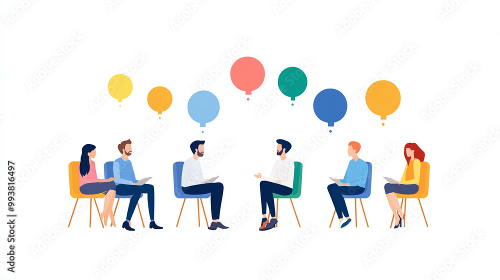 Group Meeting Support Circle - group of people in circle Group Meeting Support Circle - group of people in circle