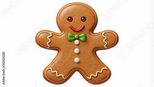 Adorable Gingerbread Man Clip Art for Holiday Designs, Baking, Christmas Cards, and Crafts Projects