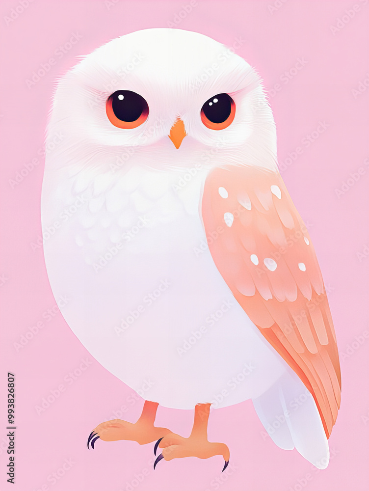 Cute Winter Animals, Illustration Wall art, Acrylic poster, Esthetics, Delicate soft tones Cute Winter Animals, Illustration Wall art, Acrylic poster, Esthetics, Delicate soft tones
