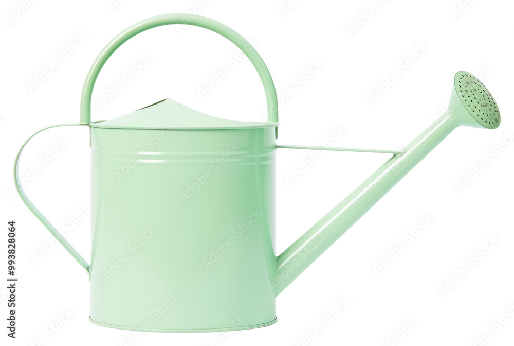 PNG Green metal watering can white background container flowerpot. PNG Green metal watering can white background container flowerpot.