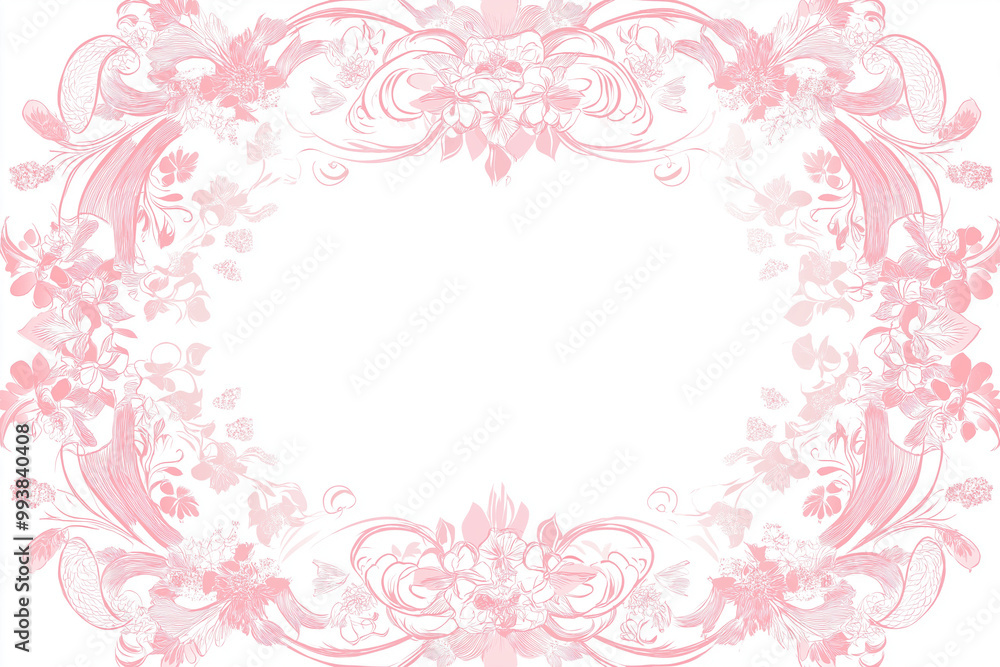Decorative frame elegant vector