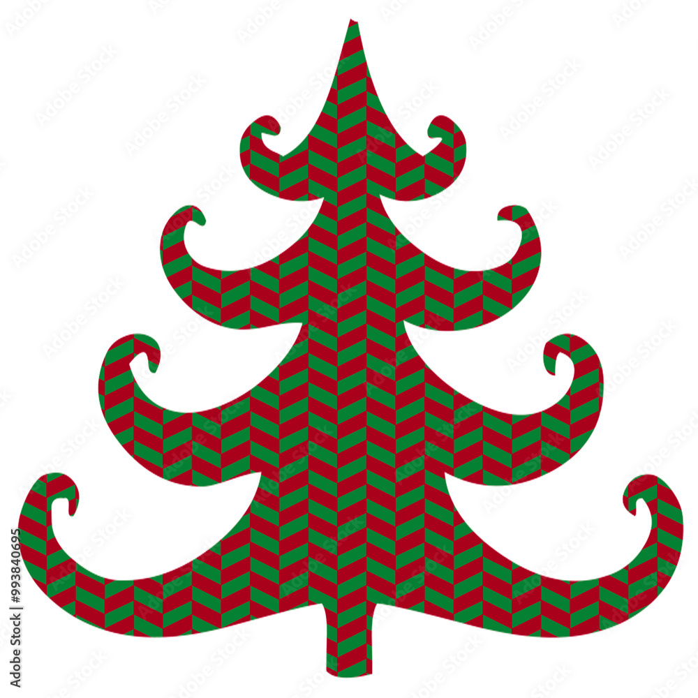 Obraz premium Christmas tree clipart, christmas clipart for to use in christmas holiday, christmas decoration, christmas card, event christmas, silhouette happy merry christmas, banners, site, apps.