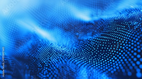 blue blurry dots background. 