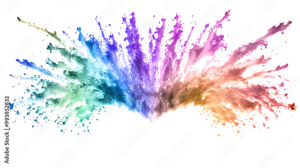 Naklejka premium abstract watercolor background with splashes