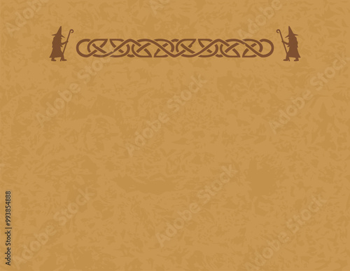Medieval Parchment - Walking Wizard Header