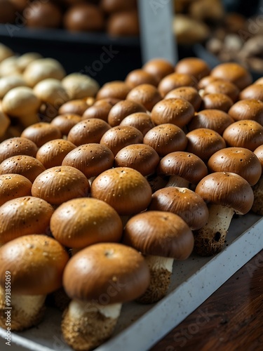 Fomitella mushrooms on display. photo