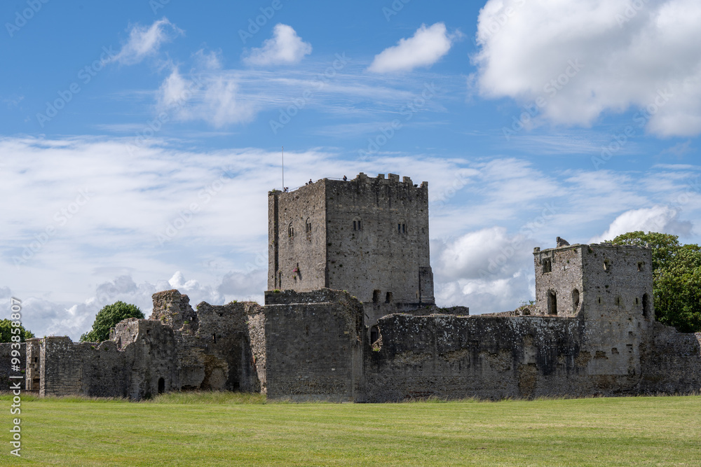 originally built in the late 3rd century Portchester Castle Hampshire England is the most impressive and best preserved of the Saxon shore forts originally built in the late 3rd century Portchester Castle Hampshire England is the most impressive and best preserved of the Saxon shore forts