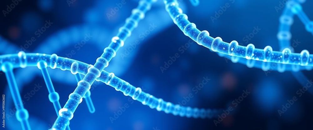 Abstract futuristic DNA structure background for science, technology and medical themes vector illustration.
Abstract futuristic DNA structure background for science, technology and medical themes vector illustration.