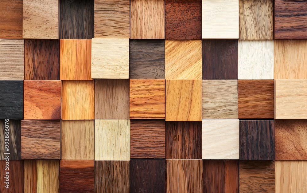 Wooden floor samples neatly arranged, featuring various wood grains and finishes, perfect for modern or rustic home decor Wooden floor samples neatly arranged, featuring various wood grains and finishes, perfect for modern or rustic home decor