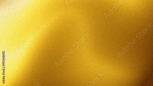 Abstract golden yellow background grainy texture