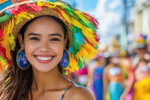 Vibrant Dinagyang festival, Iloilos cultural and religious event photo