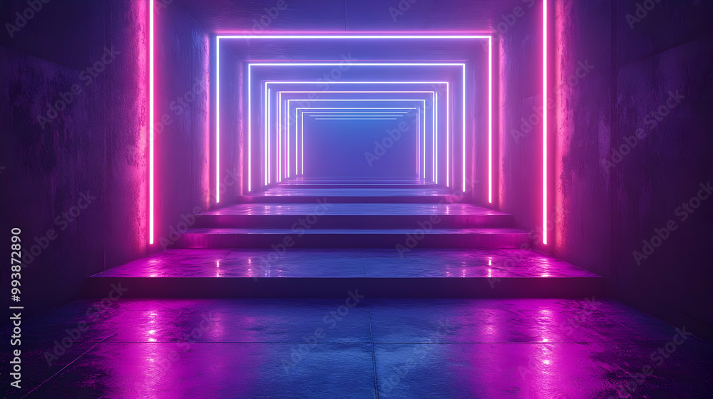 Neon Lights Abstract Background Neon Lights Abstract Background