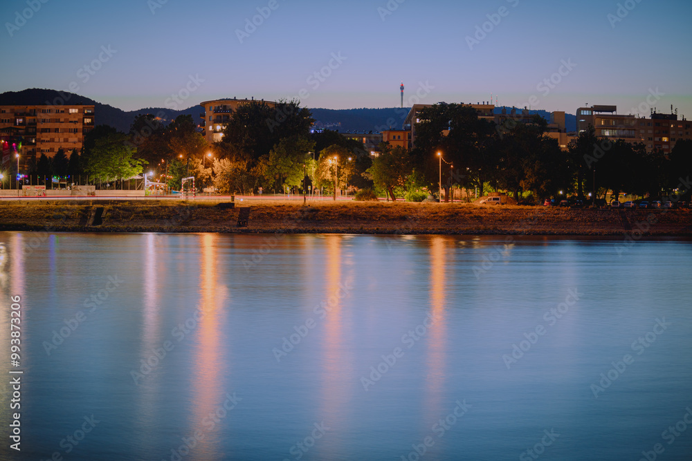 Obraz premium nightlights in the city