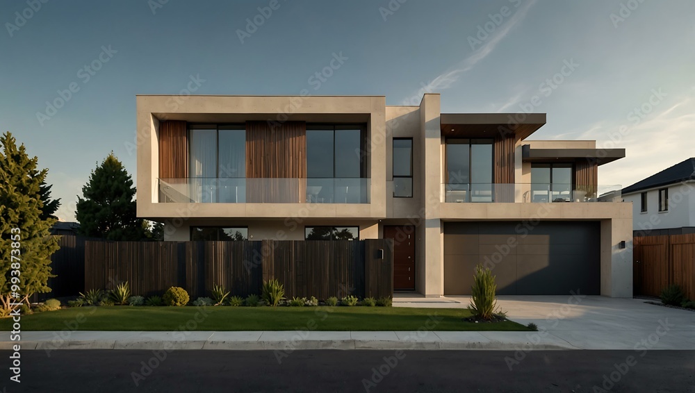 Inspirational photography of modern house exteriors. Inspirational photography of modern house exteriors.