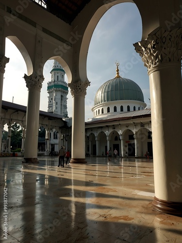 Kuala Lumpur's Jamek Mosque. photo