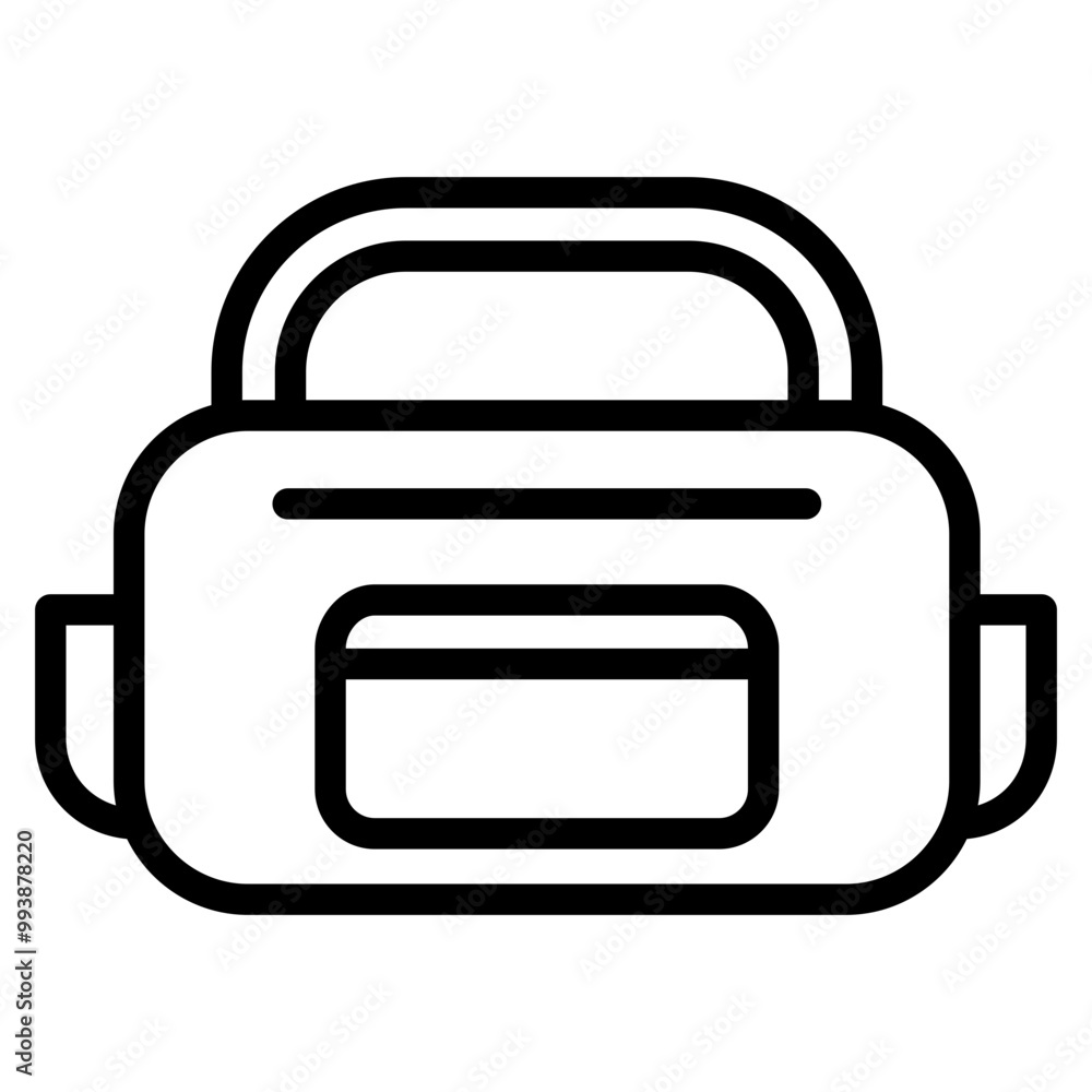 Gym Bag Icon Gym Bag Icon
