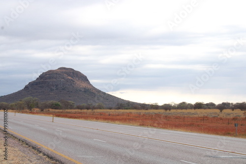 Modimolle Mountain in Limpopo Province south Africa along side a road