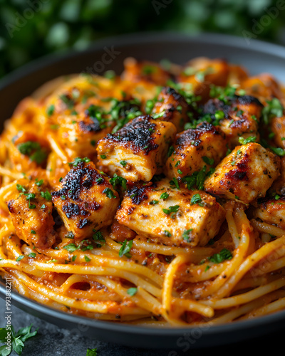 Louisianas Symphony of Spicy Delight: Cajun Chicken Pastas Culinary Crescendo photo