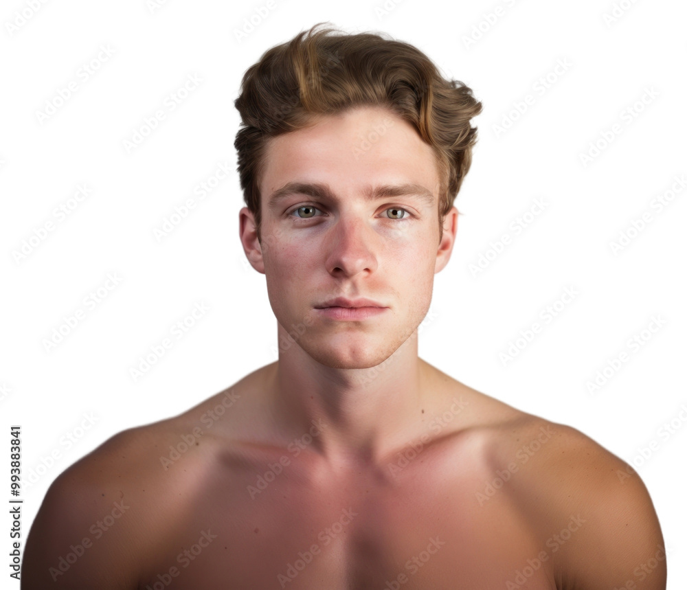 Fototapeta premium PNG Portrait adult bodybuilding bodybuilder.