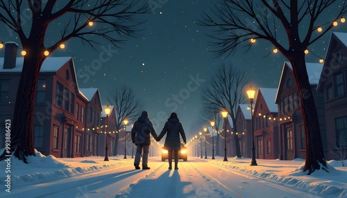 christmas tree in the park