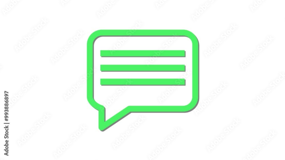 massage icon animation video with white background. massage icon animation video with white background.