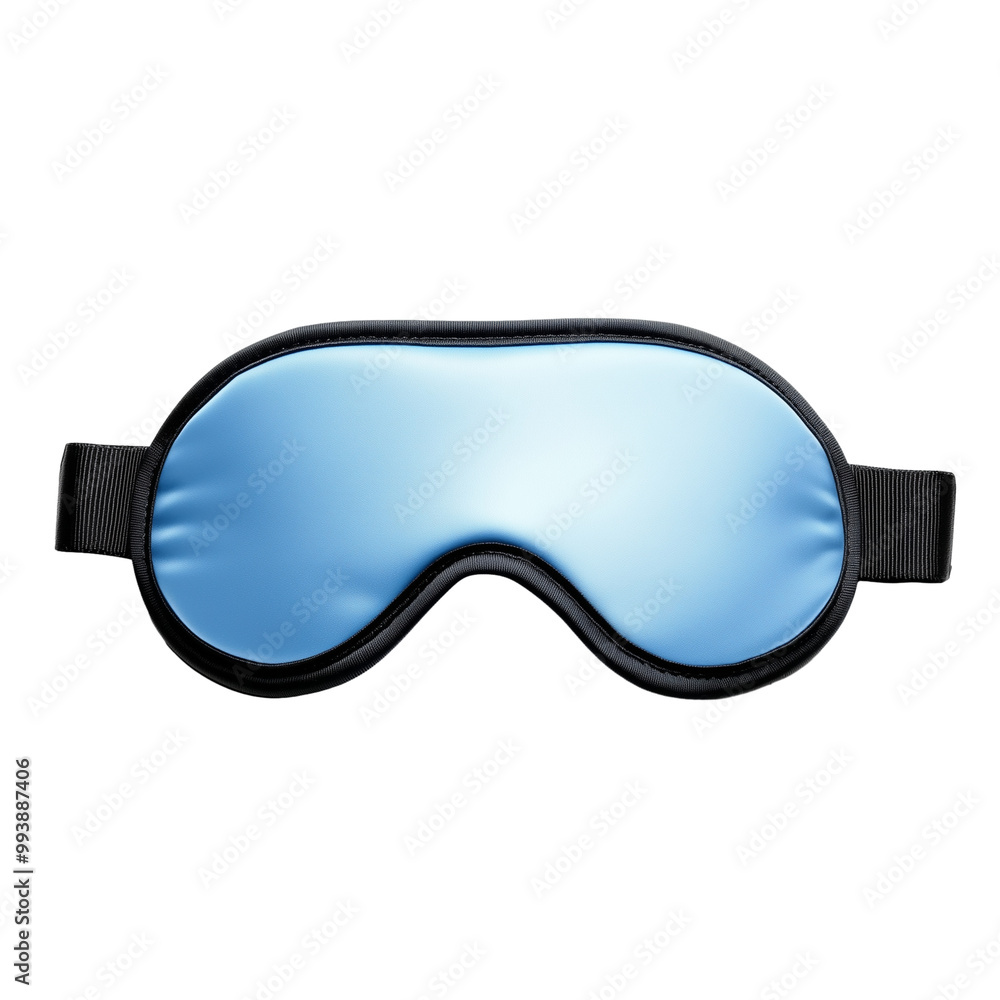 blue sleep mask isolated on transparent background blue sleep mask isolated on transparent background