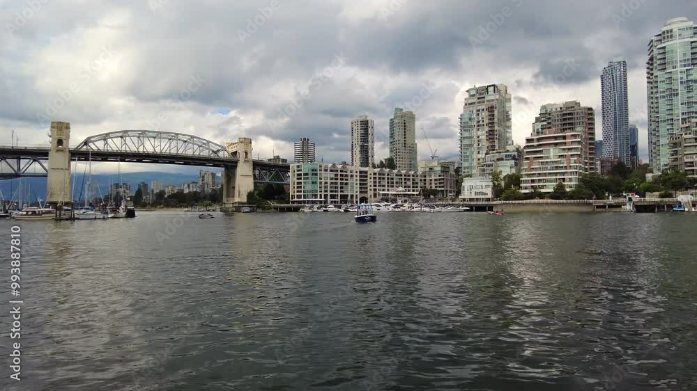 Downtown Skyscraper Cityscape Buildings Bridge Water Downtown Skyscraper Cityscape Buildings Bridge Water